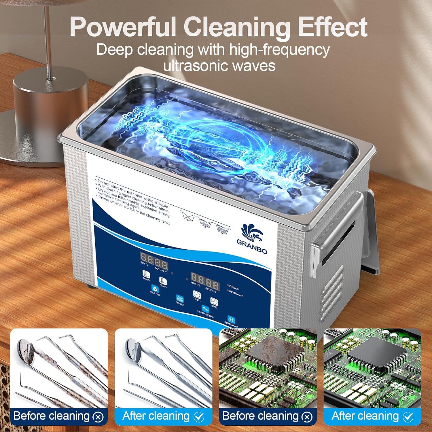 Detalle de Granbo Ultrasonic Cleaner 4.5L