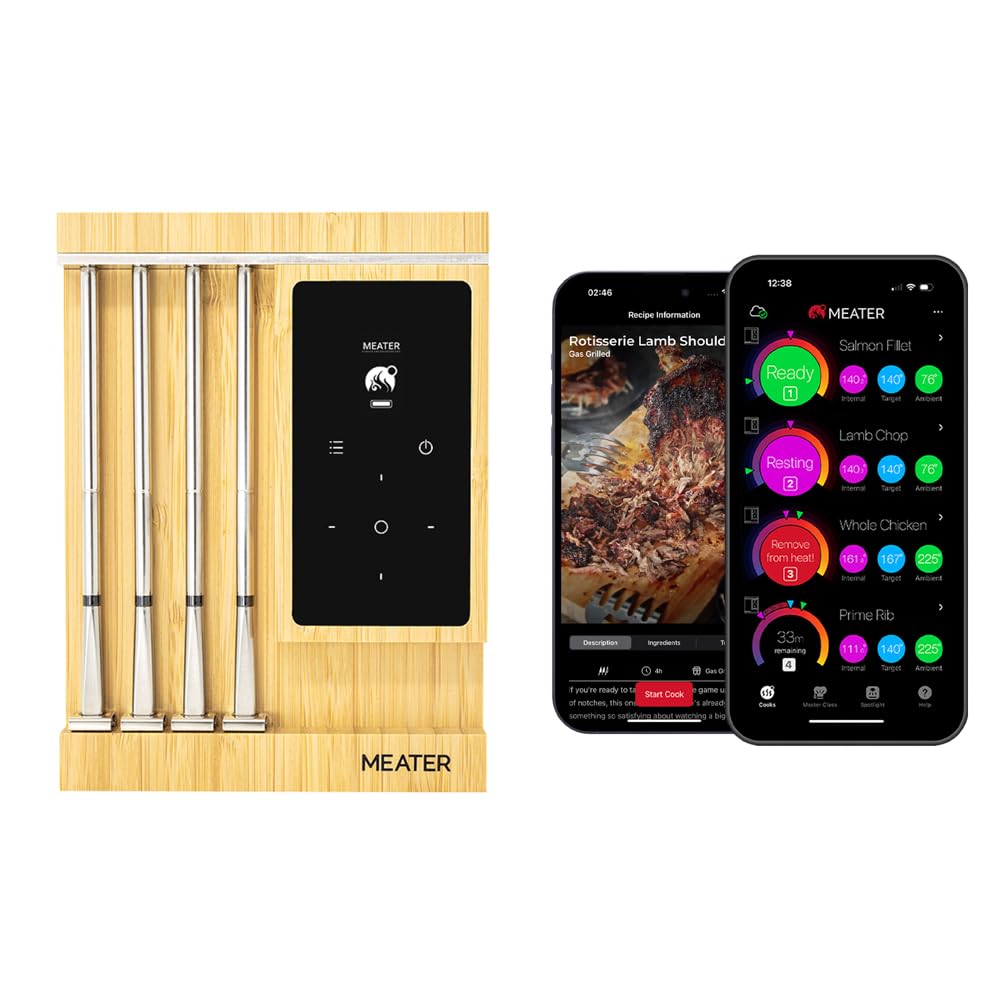Detalle de MEATER Pro XL: Wireless Smart Meat Thermometer with 4 Probes