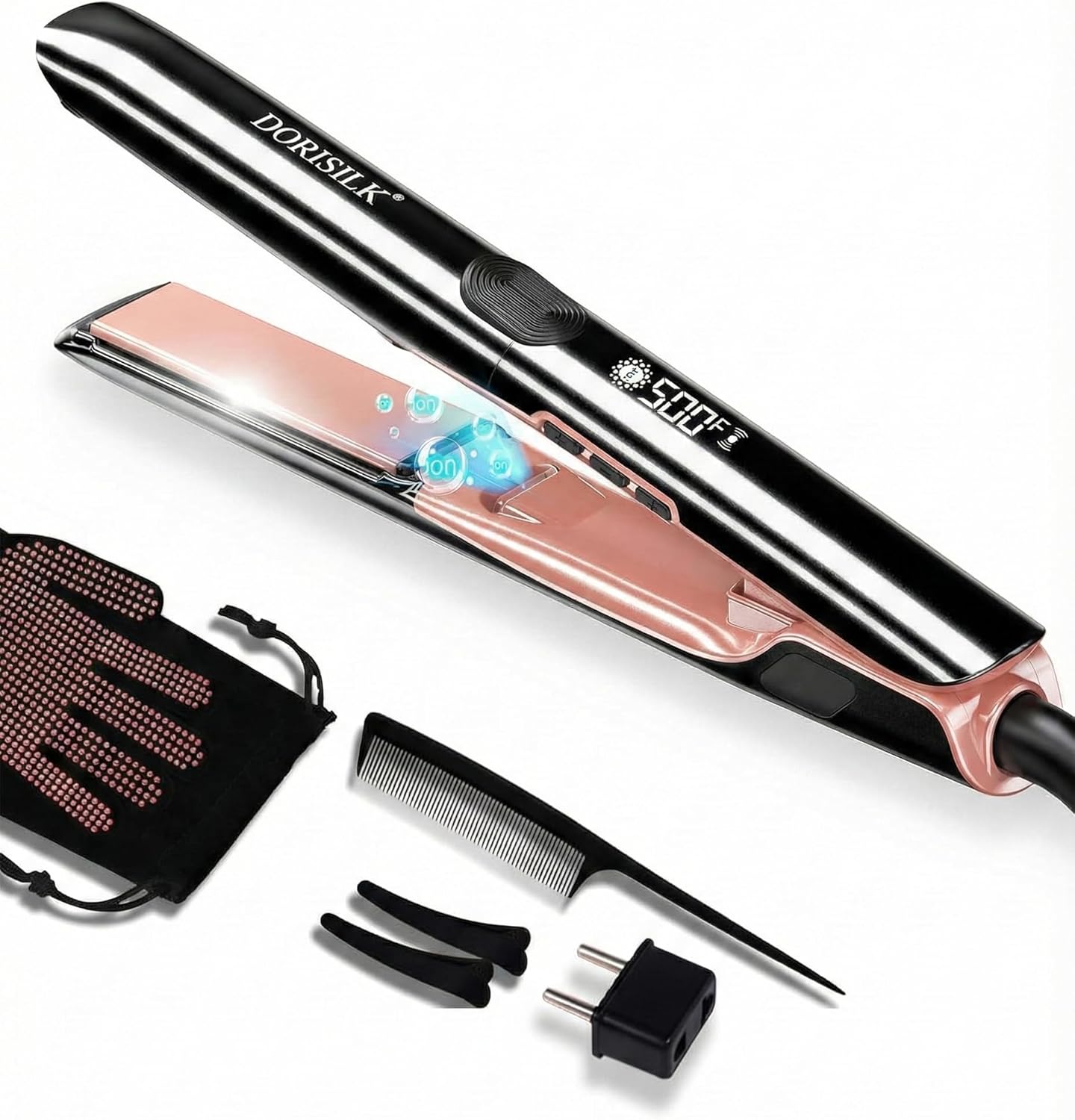 Detalle de DORISILK 500°F Hair Straightener 💇♀
