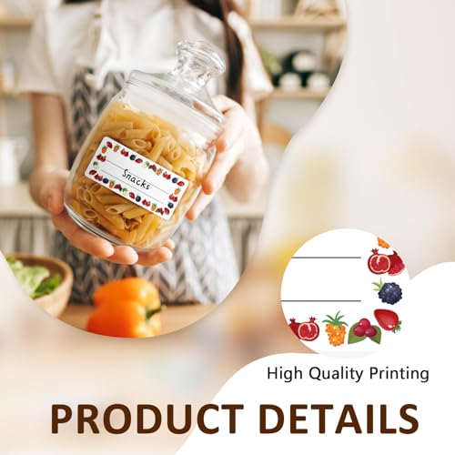 Thumbnail 4 de AiQInu Etichette adesive per marmellate 200 pezzi 🏷