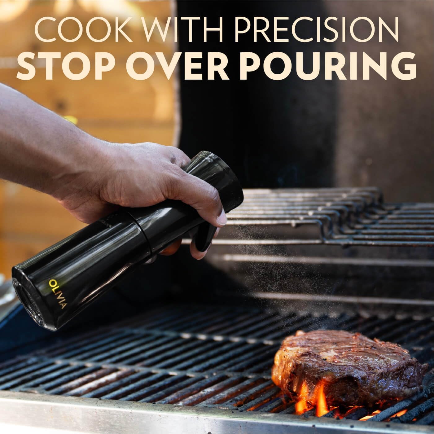 Detalle 2 de FLAIROSOL OLIVIA Oil Sprayer for Cooking 200ml 🫙