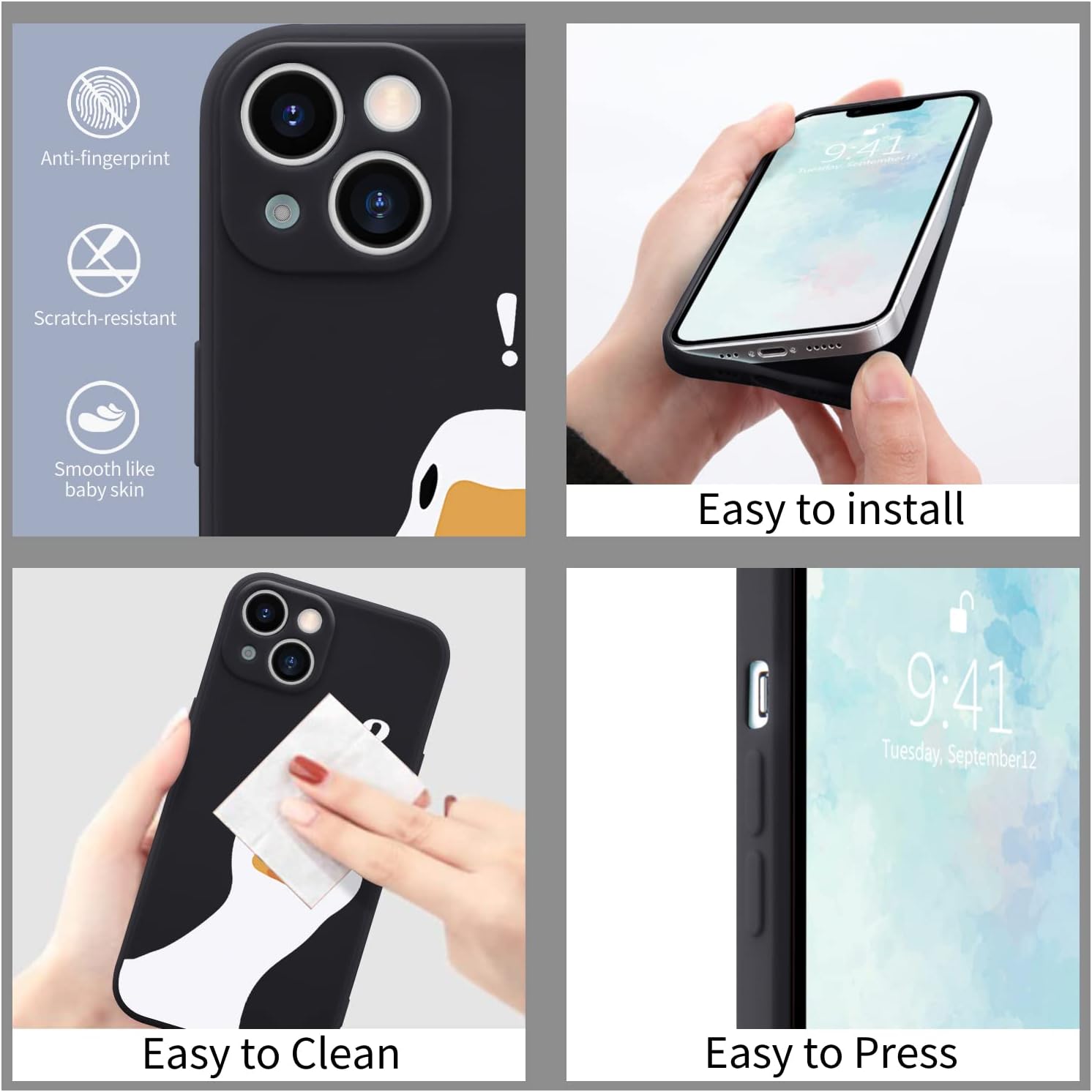 Detalle de Wihytec Funny Duck Phone Case for iPhone 15 Pro Max