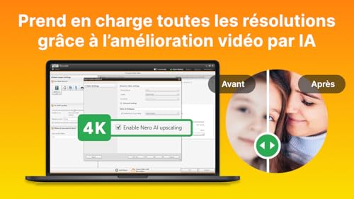 Thumbnail 5 de Nero Recode: Convertisseur Audio et Vidéo – Ripper DVD vers MP4, avec Licence à vie pour 1 PC