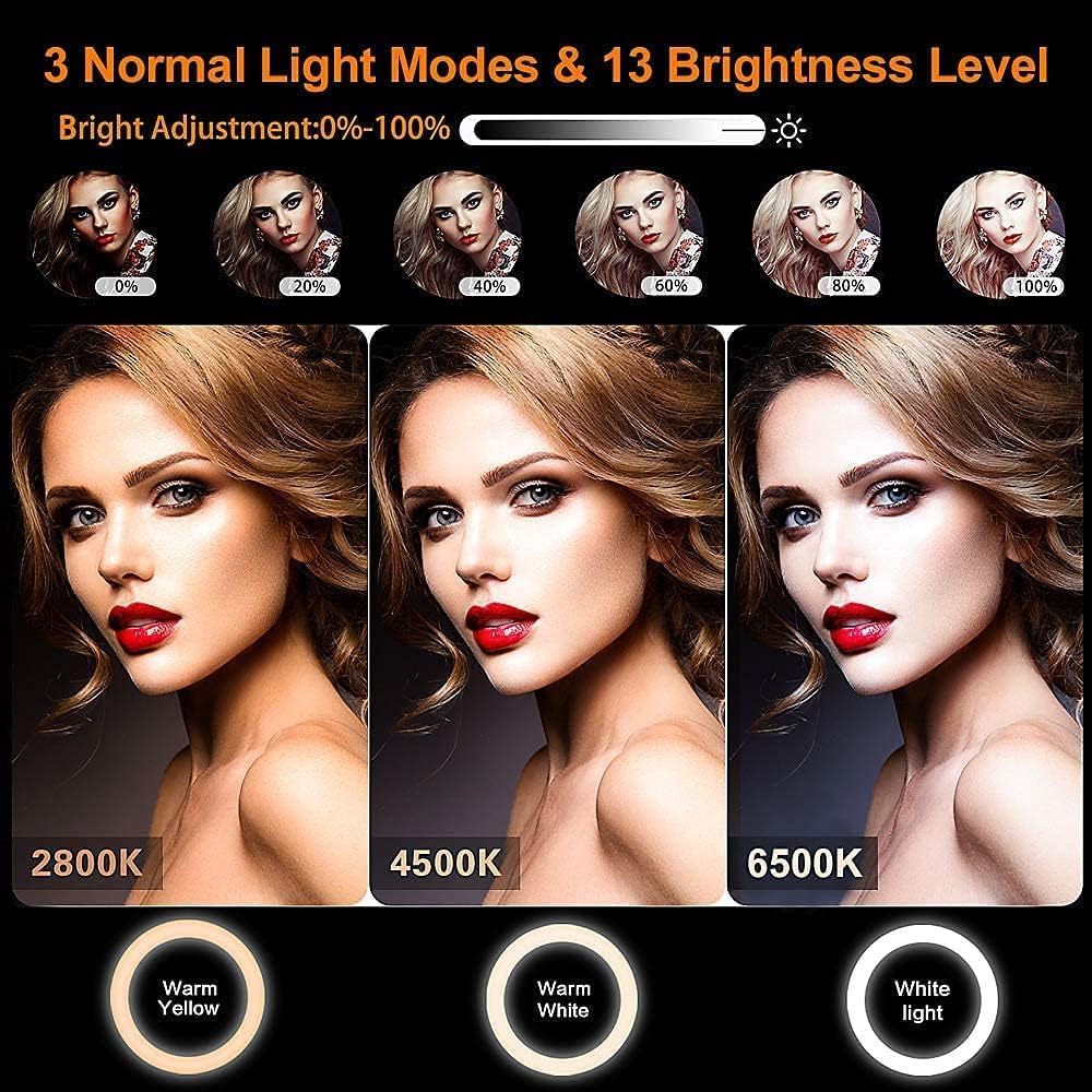 Detalle de GerTong 11.5" Ring Light 40 RGB Modes, 13 Brightness 🎥