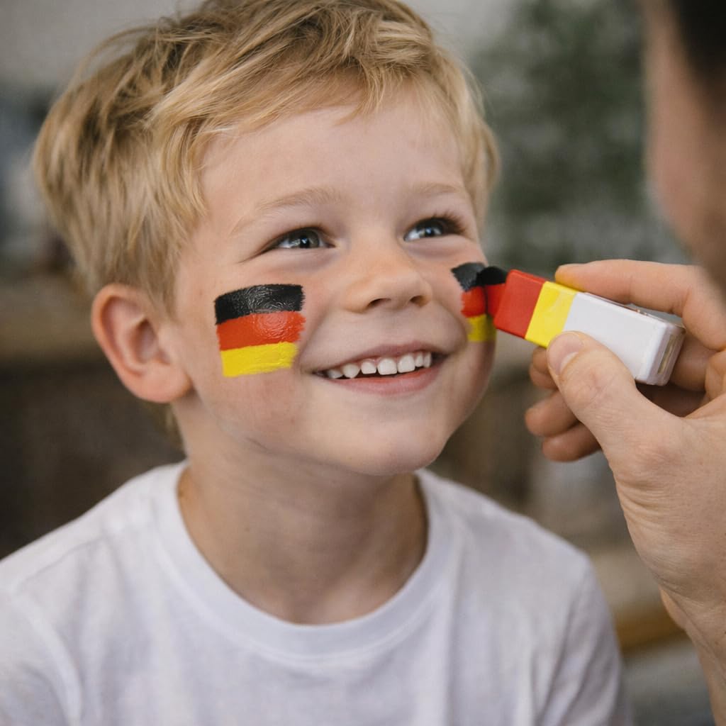Thumbnail 2 de Schminkstift Fanartikel Deutschland – Schwarz, Rot, Gelb (Gold) als Deko für die Fußball-Weltmeisterschaft 2026