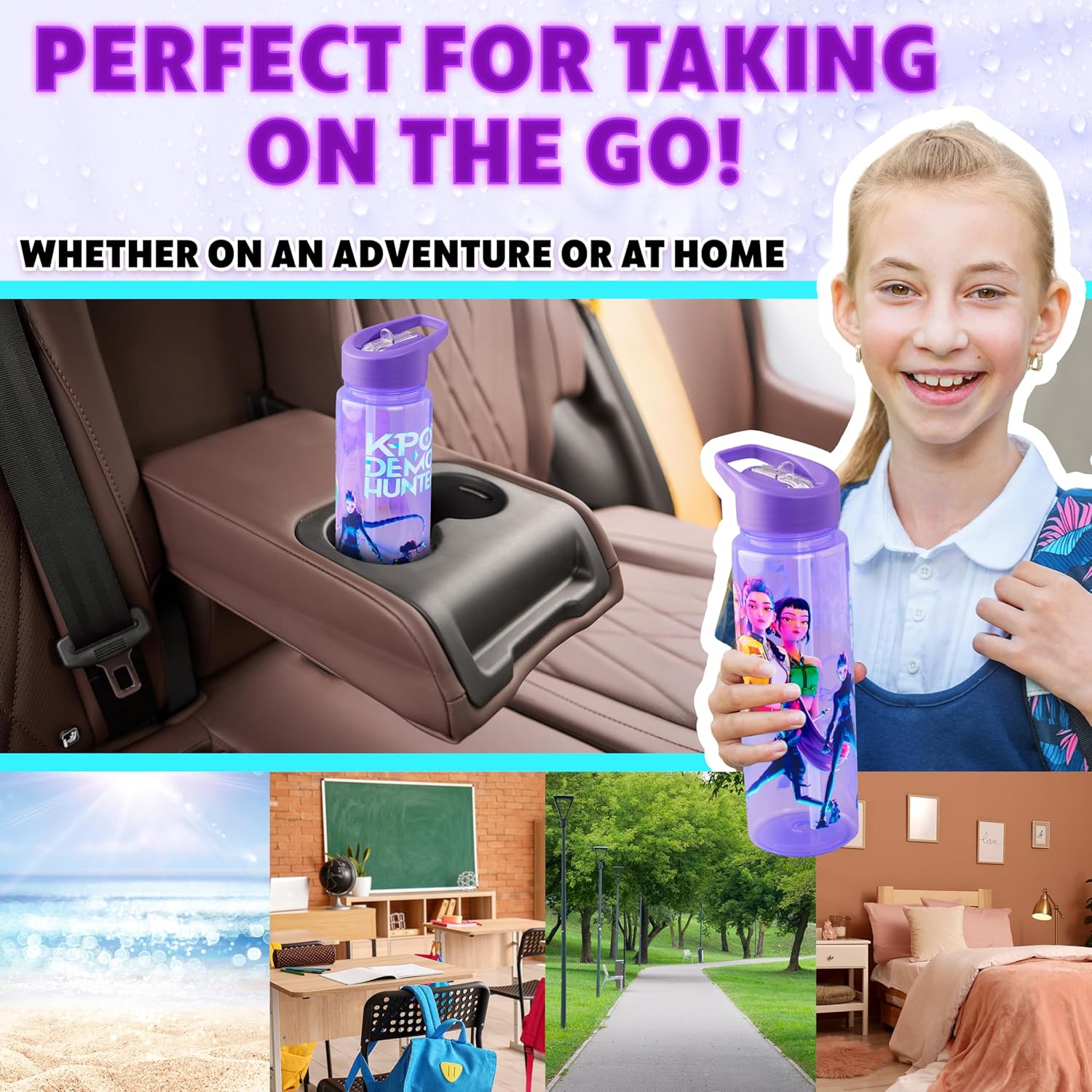 Thumbnail 2 de Huntrix 25oz water bottle 🥤