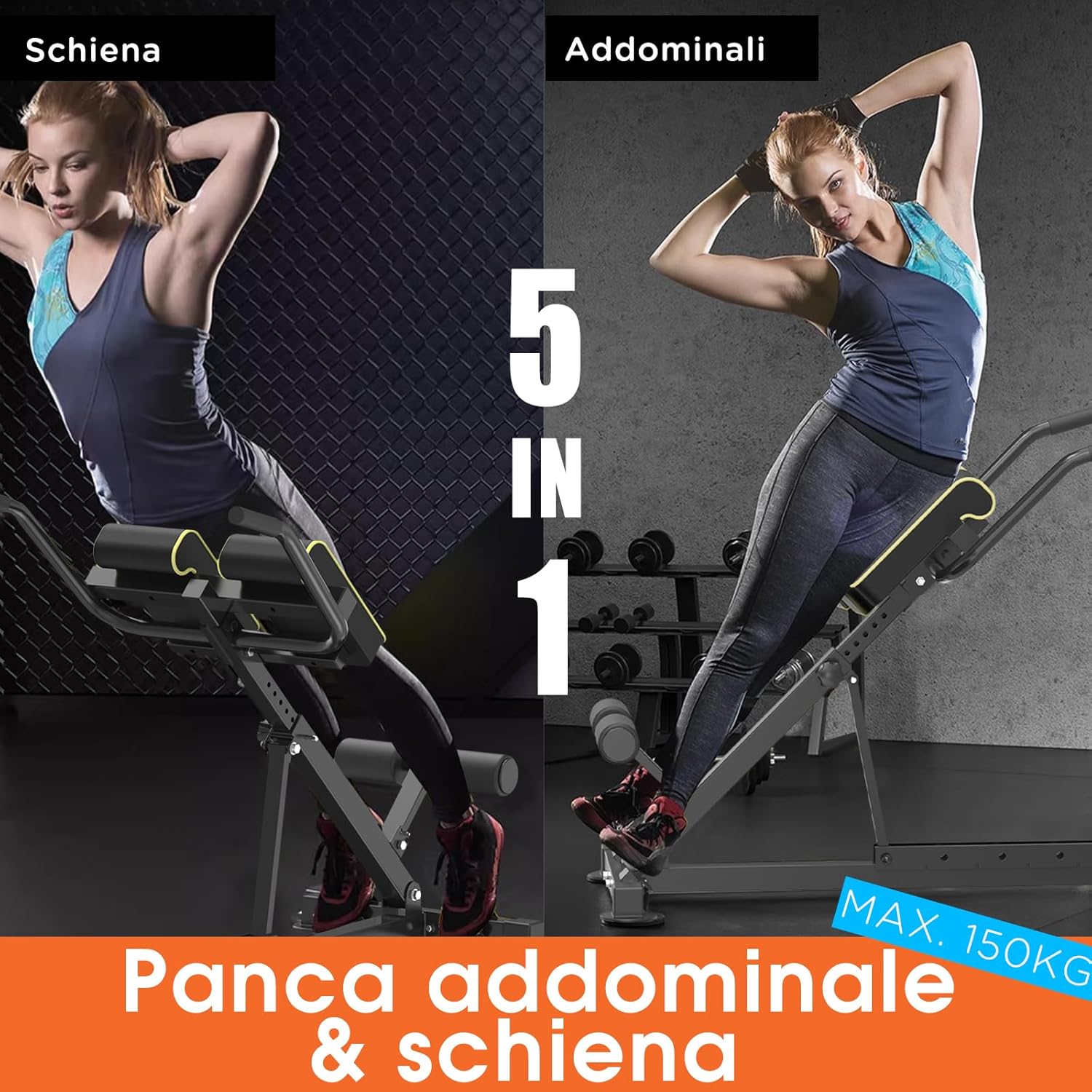 Thumbnail 2 de DH FitLife Panca Romana Multifunzione 5 in 1 150 kg