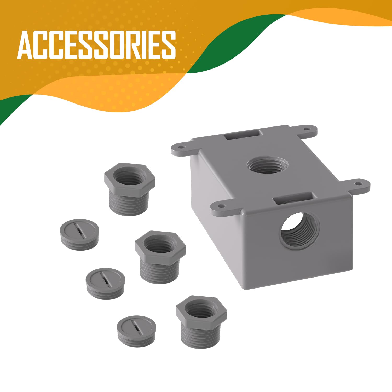 Thumbnail 6 de JC-LGL dc6d323f-39a2-49c1-8b98-da547eb9146a 1-Gang Weatherproof Outlet Box