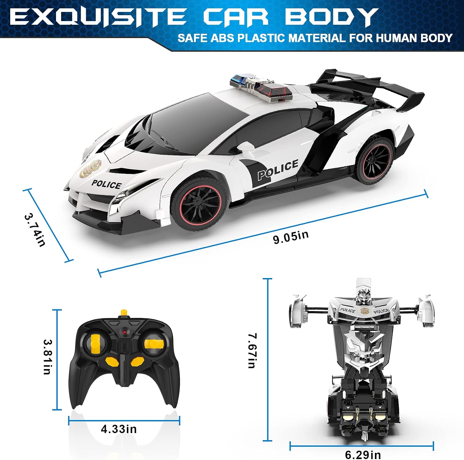 Thumbnail 6 de FDJ Remote Control Car Transformer
