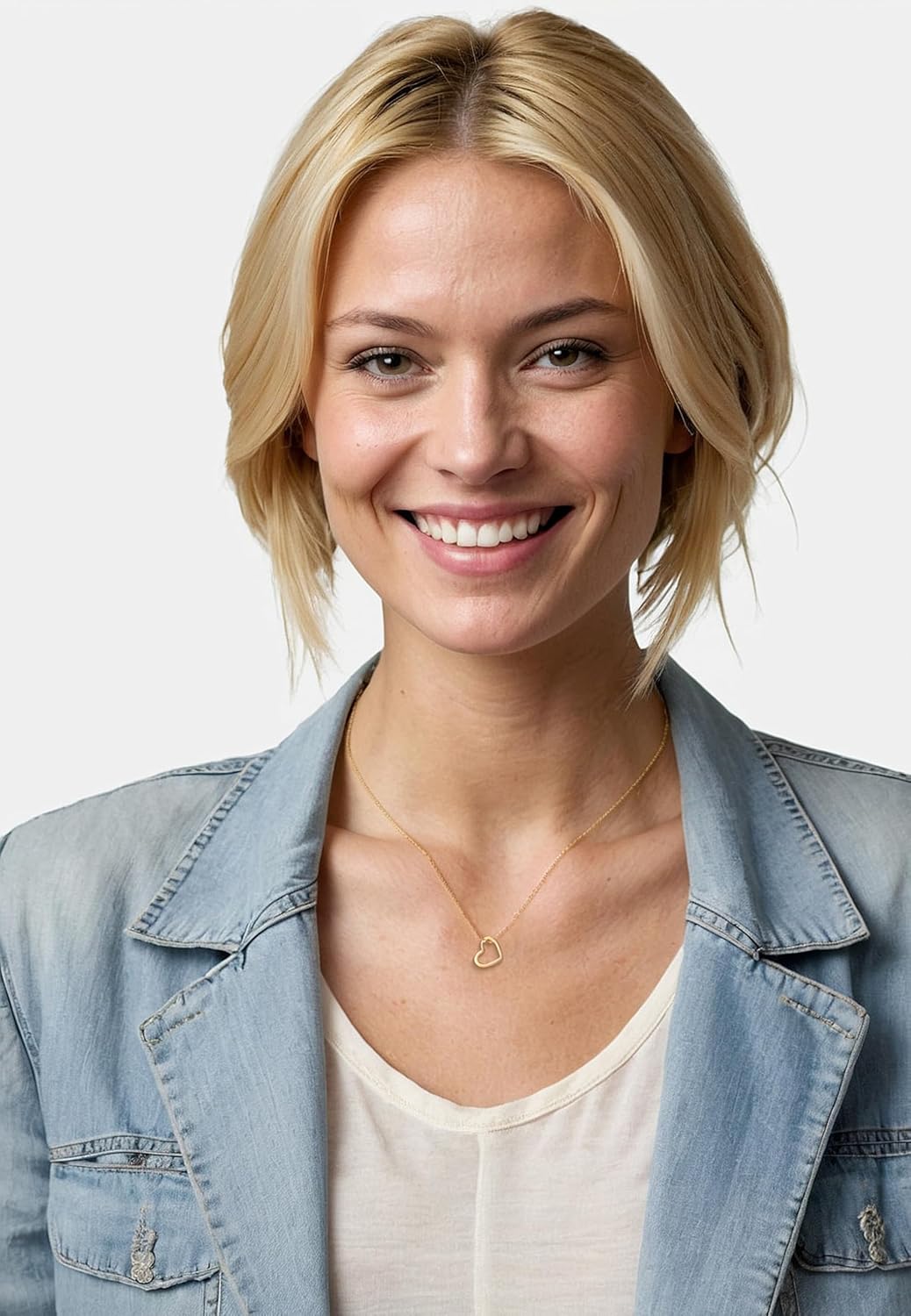Detalle de SOFIA MILANI Damen Halskette 925 Silber – Herz-Anhänger, verstellbar 43–46 cm