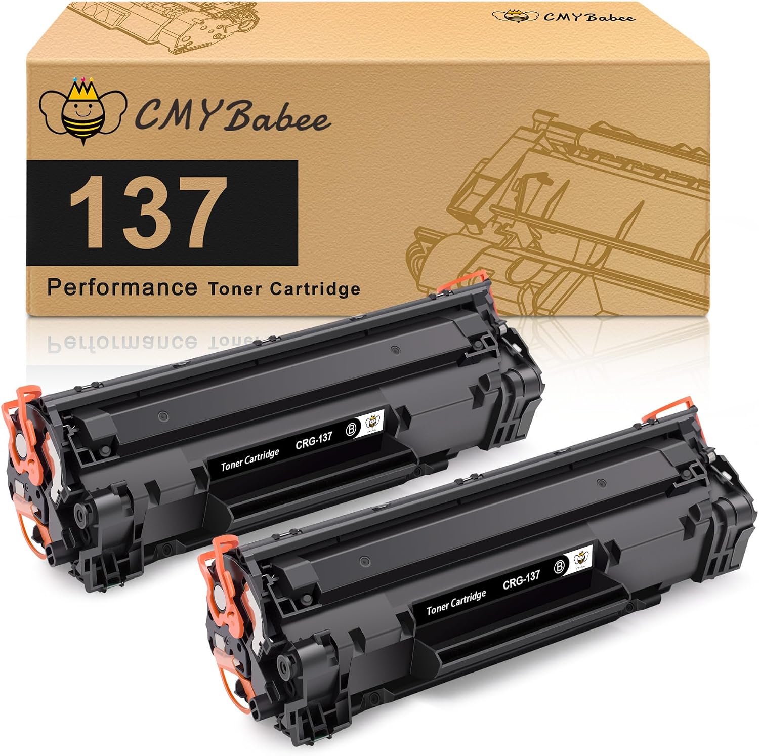 Detalle de CMYBabee Black Toner Cartridge 2-Pack