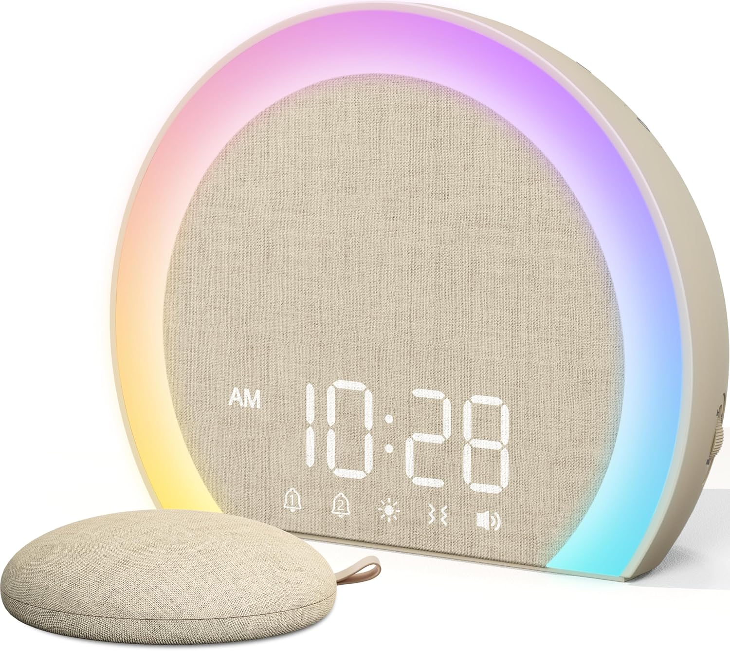 Detalle de ANJANK Extra Loud Alarm Clock with Wireless Bed Shaker