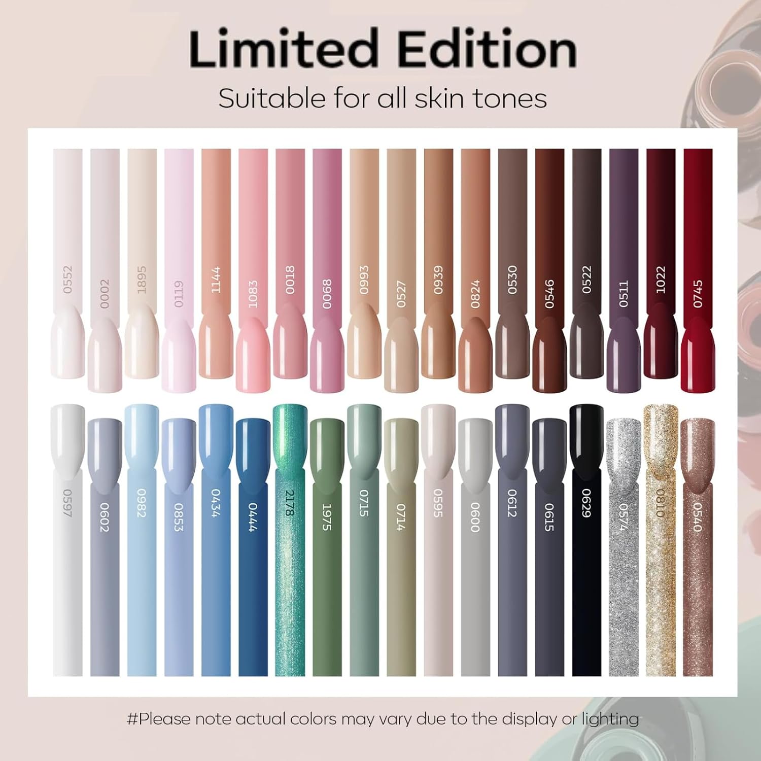 Detalle 2 de Modelones Gel Nail Polish Set, 36 Colors
