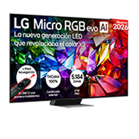Detalle de LG 75MRGB96B6B: Smart TV Micro RGB evo AI de 75" 4K (2026)
