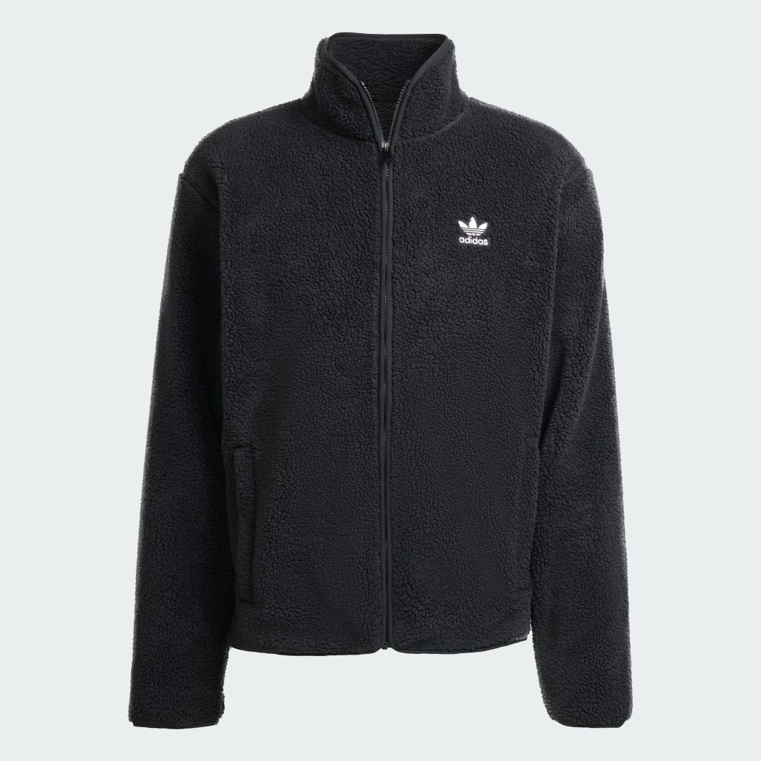 Detalle 2 de Sudadera de felpa Trefoil Essentials Teddy de Adidas