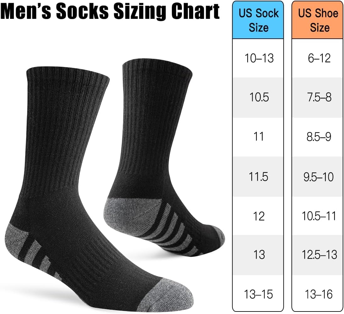 Thumbnail 5 de JOYNÉE 8-Pair Men's Crew Cushion Socks