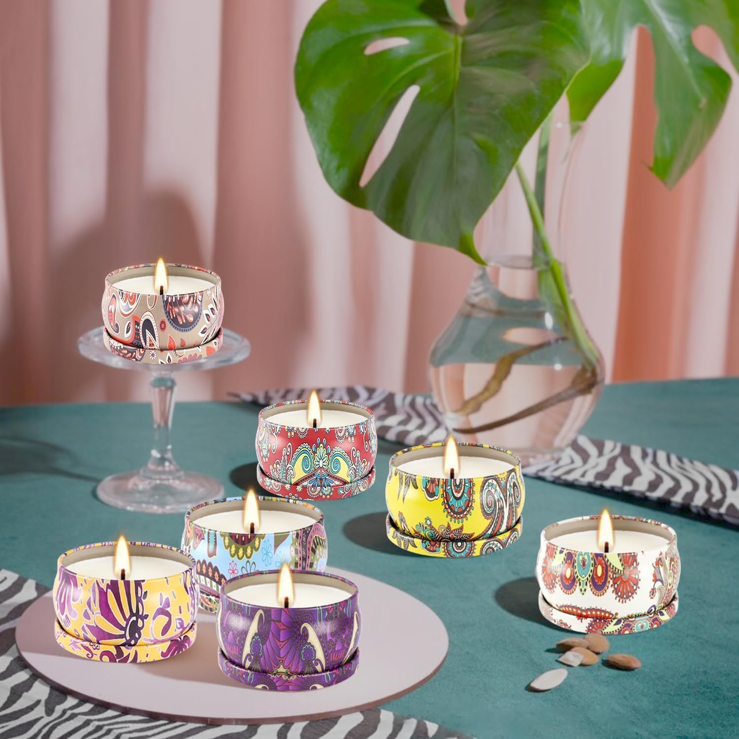 Thumbnail 4 de fclayvts hsk6 36-Pack Soy Wax Scented Candles in Colourful Tins