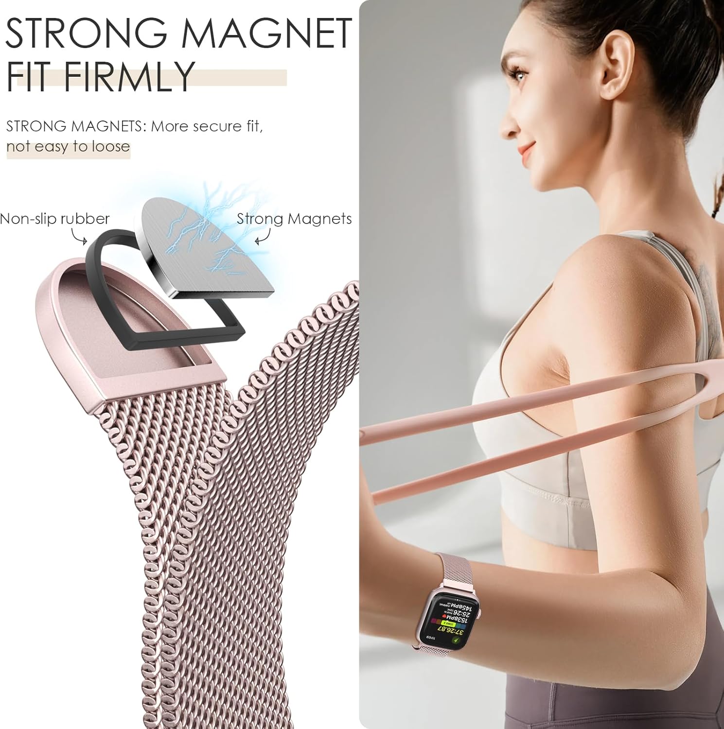 Thumbnail 3 de Original Milanese Loop Band for Apple Watch (38–49mm) with Magnetic Closure