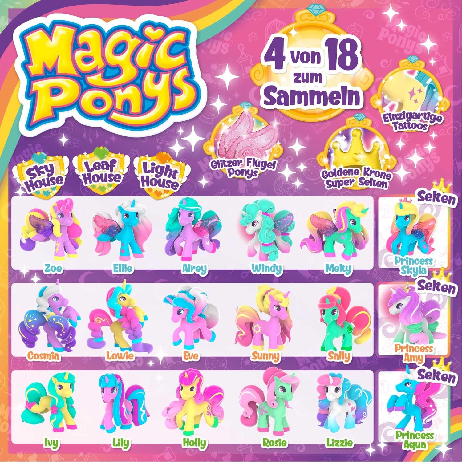Thumbnail 4 de CRAZE Magic PONYS Set 4 Ponys con Accesorios
