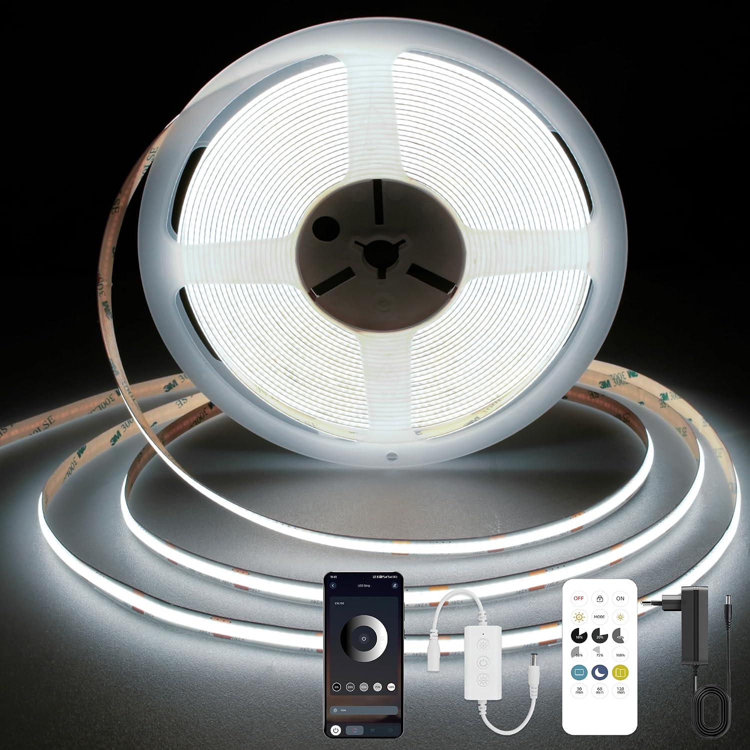 Detalle de TTWAY COB LED Streifen 7,5M 24V