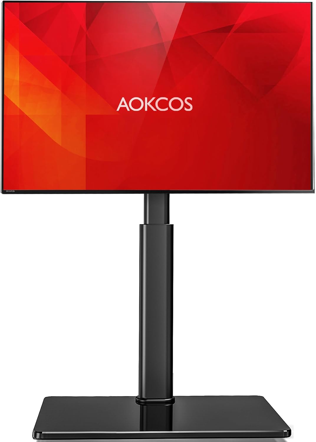 Detalle de AOKCOS Supporto TV da Pavimento inclinabile per 32–70 pollici, girevole e altezza regolabile