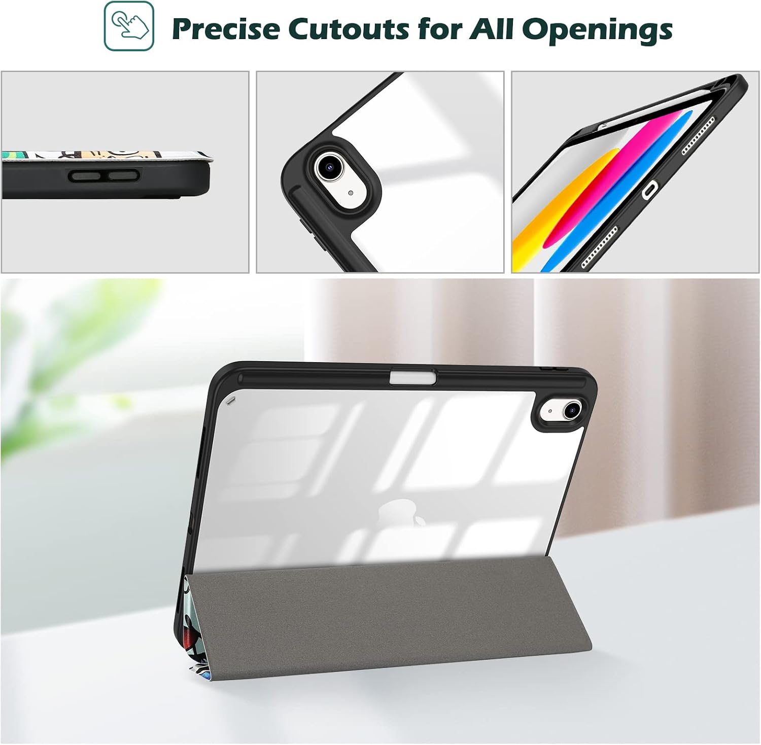 Thumbnail 6 de ProCase hybrid iPad case for A16 (11-inch, 2025) and iPad 10th gen (10.9-inch, 2022) with pencil holder