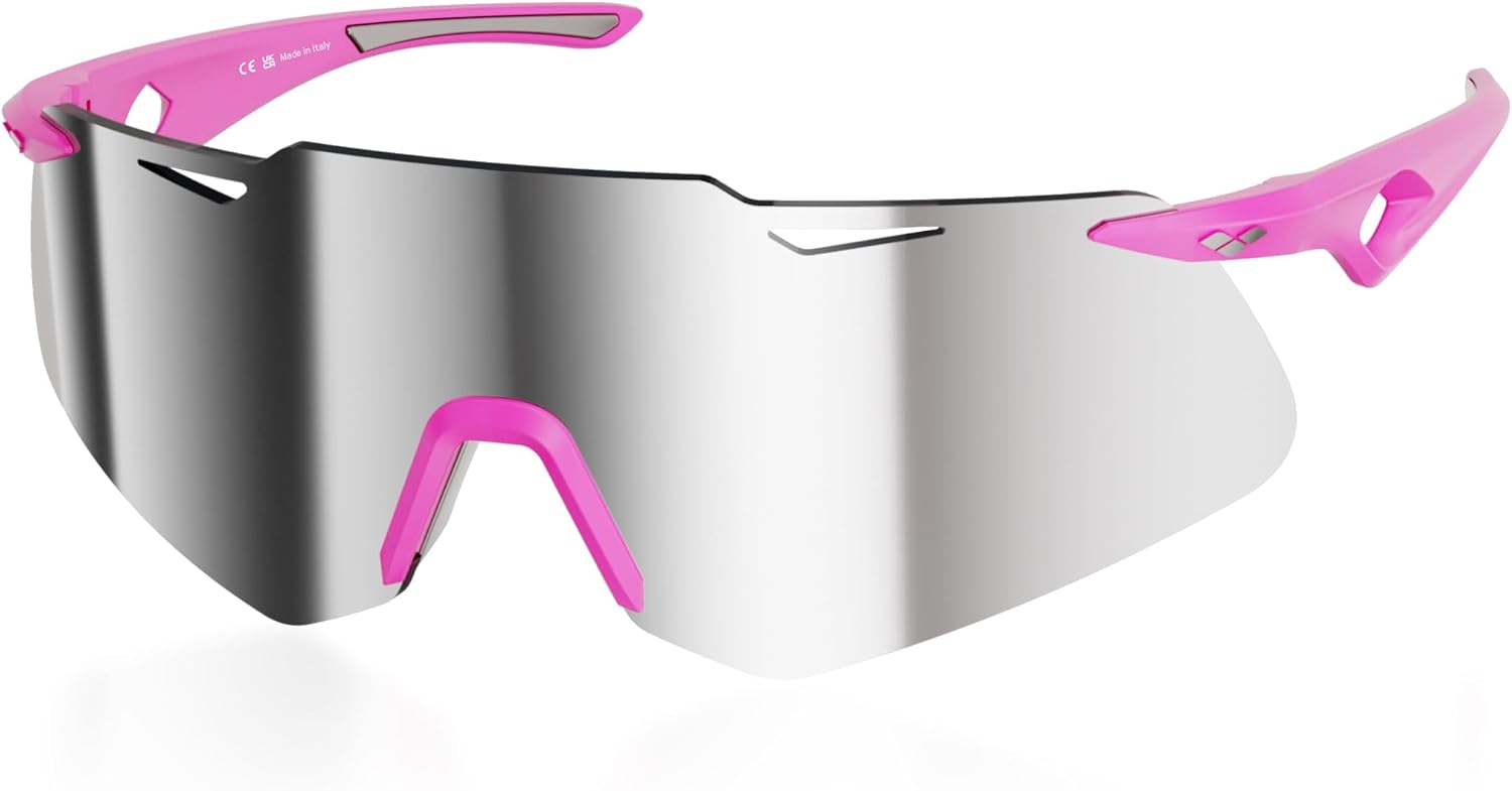 Detalle de arena SAETTA Lunettes de Soleil Sportives – Monture légère et flexible pour l’outdoor