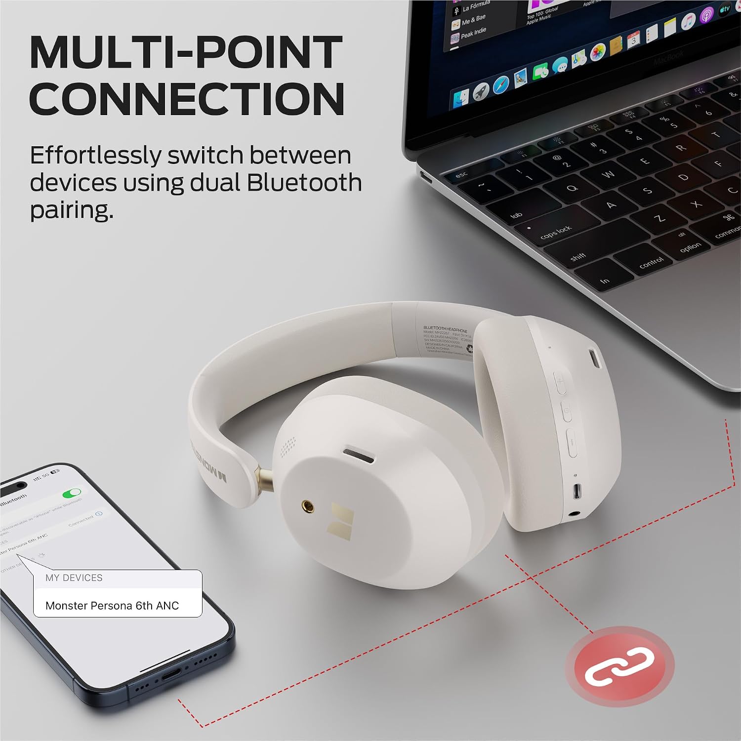 Thumbnail 6 de Monster Persona 6th ANC Wireless Headphones