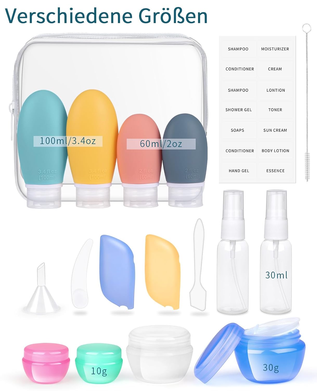 Thumbnail 1 de Opret Reiseflaschen Set TSA 100 ml
