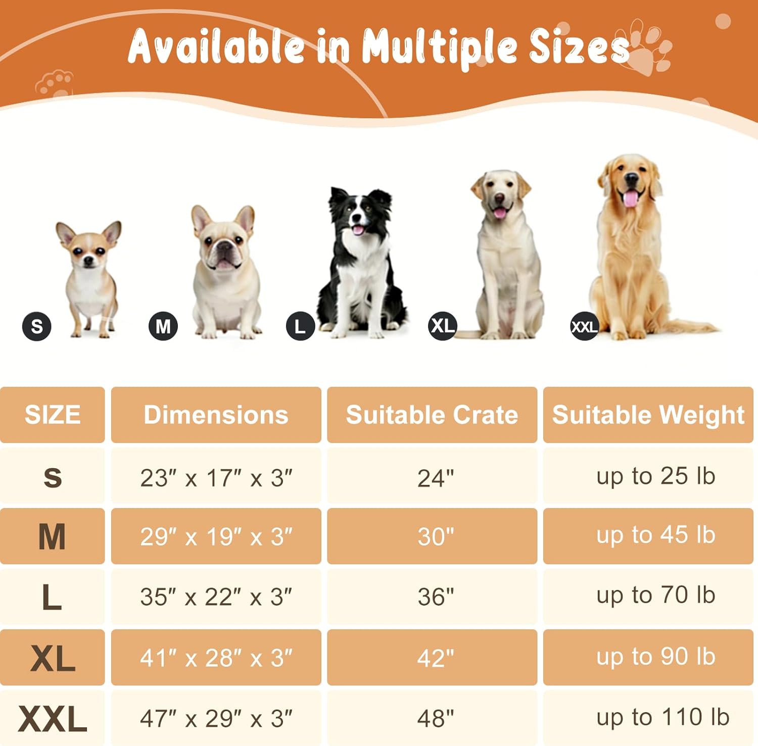 Thumbnail 5 de EMPSIGN tapis de cage réversible imperméable (frais et chaud) gris pour chien et chat