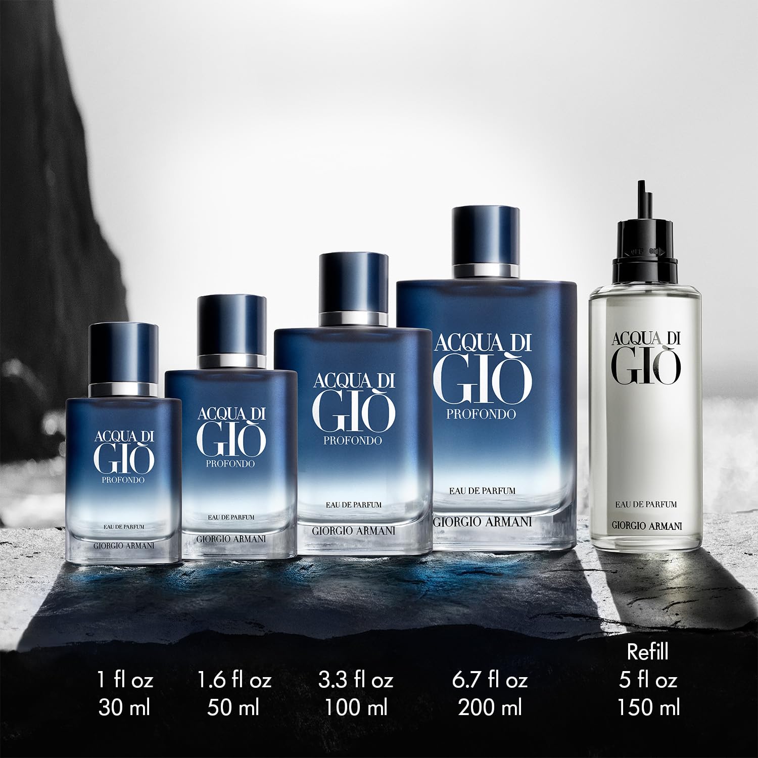 Detalle de Armani Beauty Acqua di Giò Profondo 3614273953696 Eau de Parfum, Marine Notes