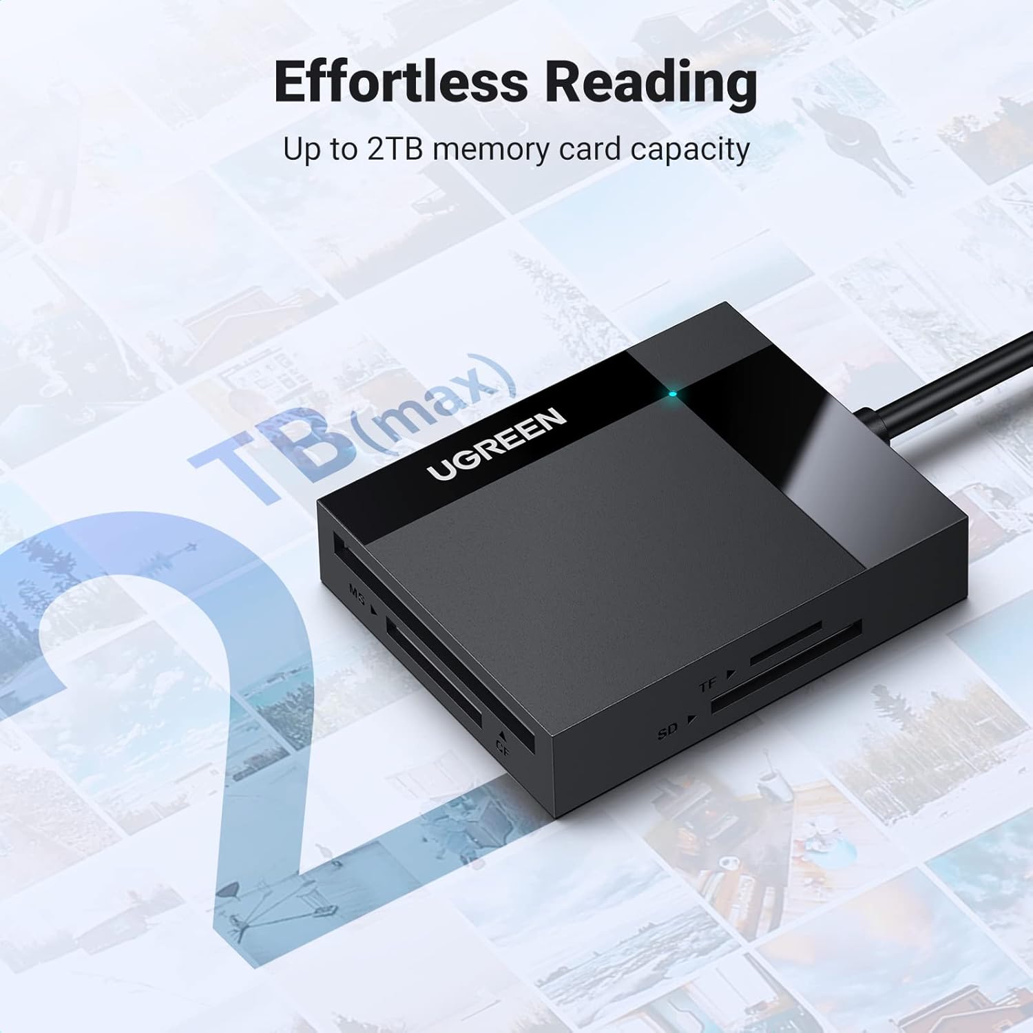 Thumbnail 4 de UGREEN 4‑in‑1 SD Card Reader 5Gbps