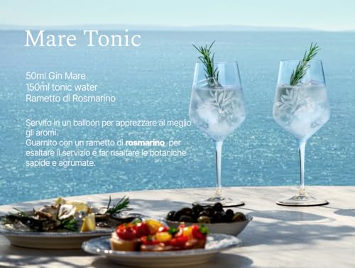 Detalle de Gin Mare – Premium Mediterranean Gin con 4 Botaniche Naturali, 70 cl, 42,7% Vol.