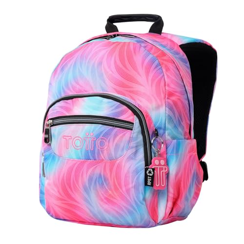 Detalle de TOTTO Mochila Escolar Tempera 12 L con espaldar ergonómico y 3 bolsillos