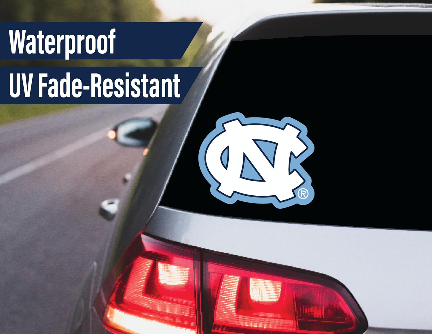 Detalle de NC Tar Heels Stickers & Decals 14 Pc Set – Car & Water Bottle