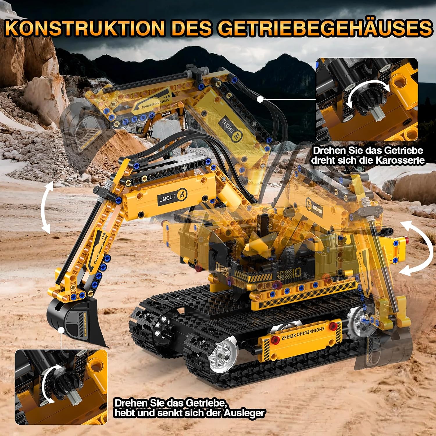 Thumbnail 2 de Technic Roboter Bauspielzeug 535 PCS 🤖