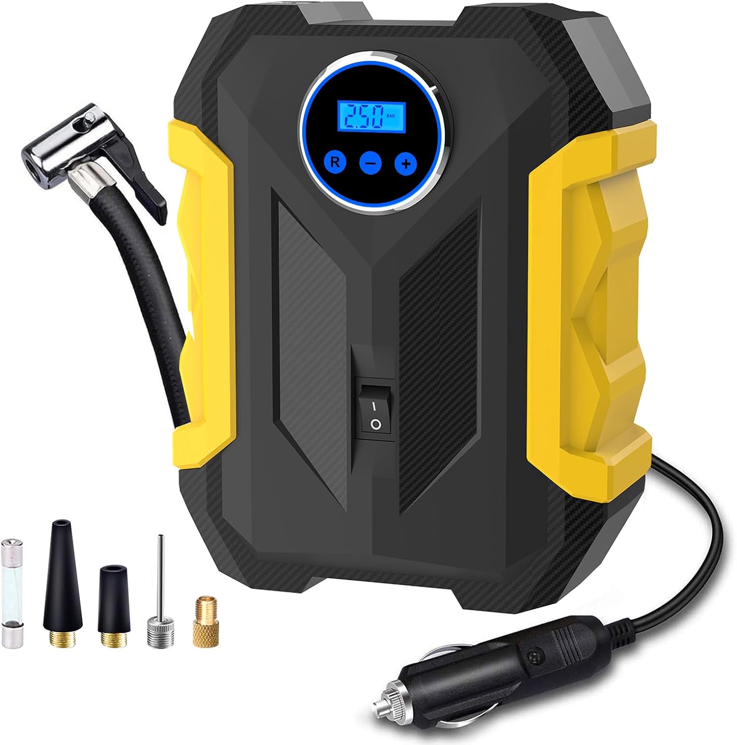 Digital Air Compressor Portable Tire Inflator 12V