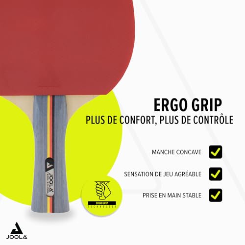 Detalle de JOOLA TEAM SCHOOL: Set de tennis de table – 4 raquettes et 8 balles avec sacoche