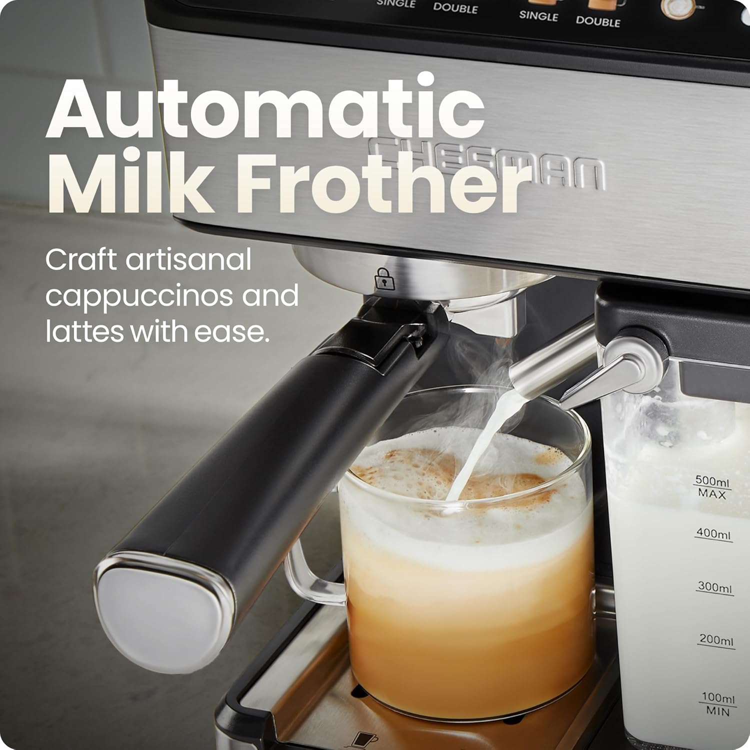 Thumbnail 4 de Chefman CaféMaster Pro 1.8L Espresso Machine