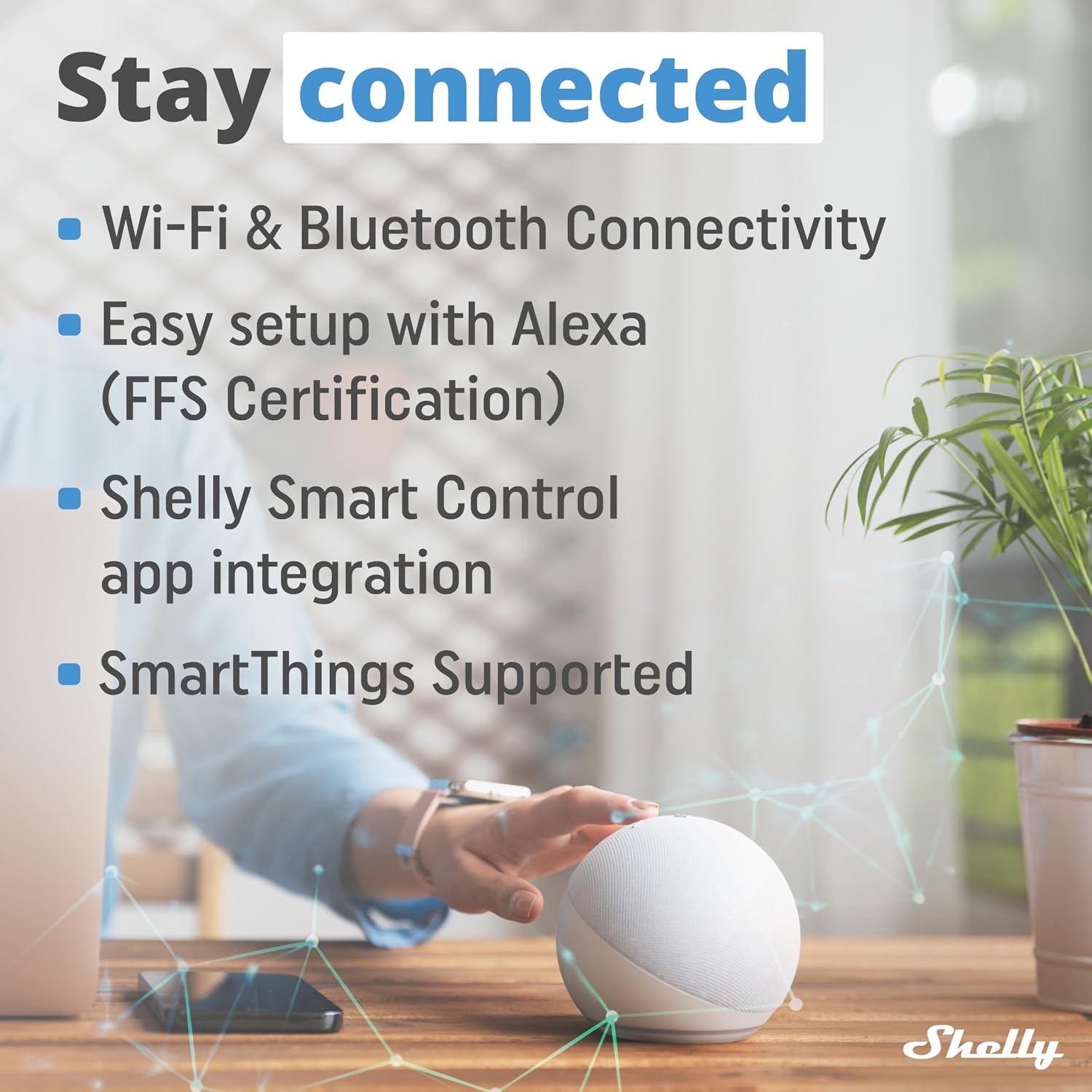 Thumbnail 1 de Shelly AZ Plug Nero Presa Intelligente Wi-Fi