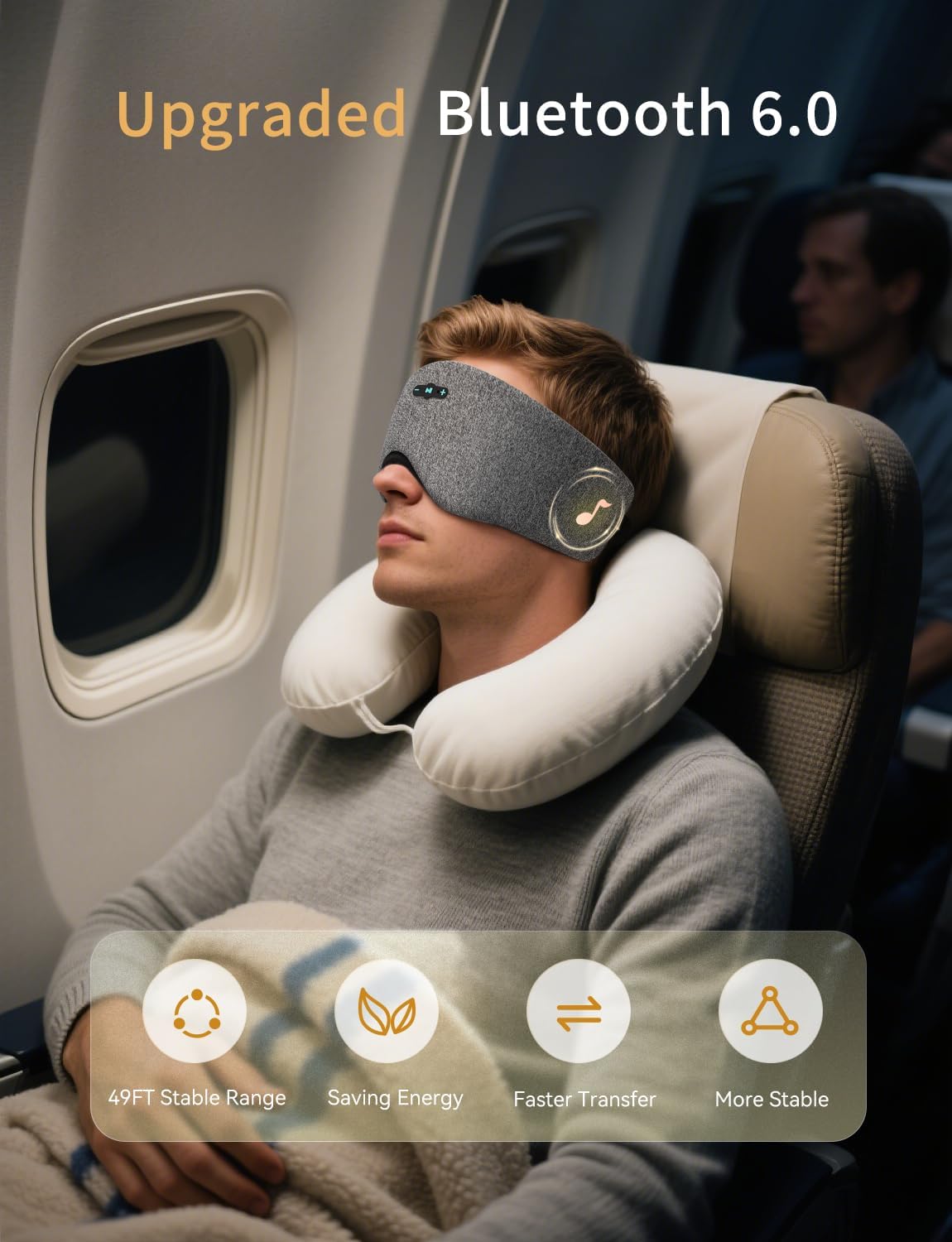 Thumbnail 3 de Sleep Mask Headphones with Bluetooth 6.0: A Practical Night-Shift Companion