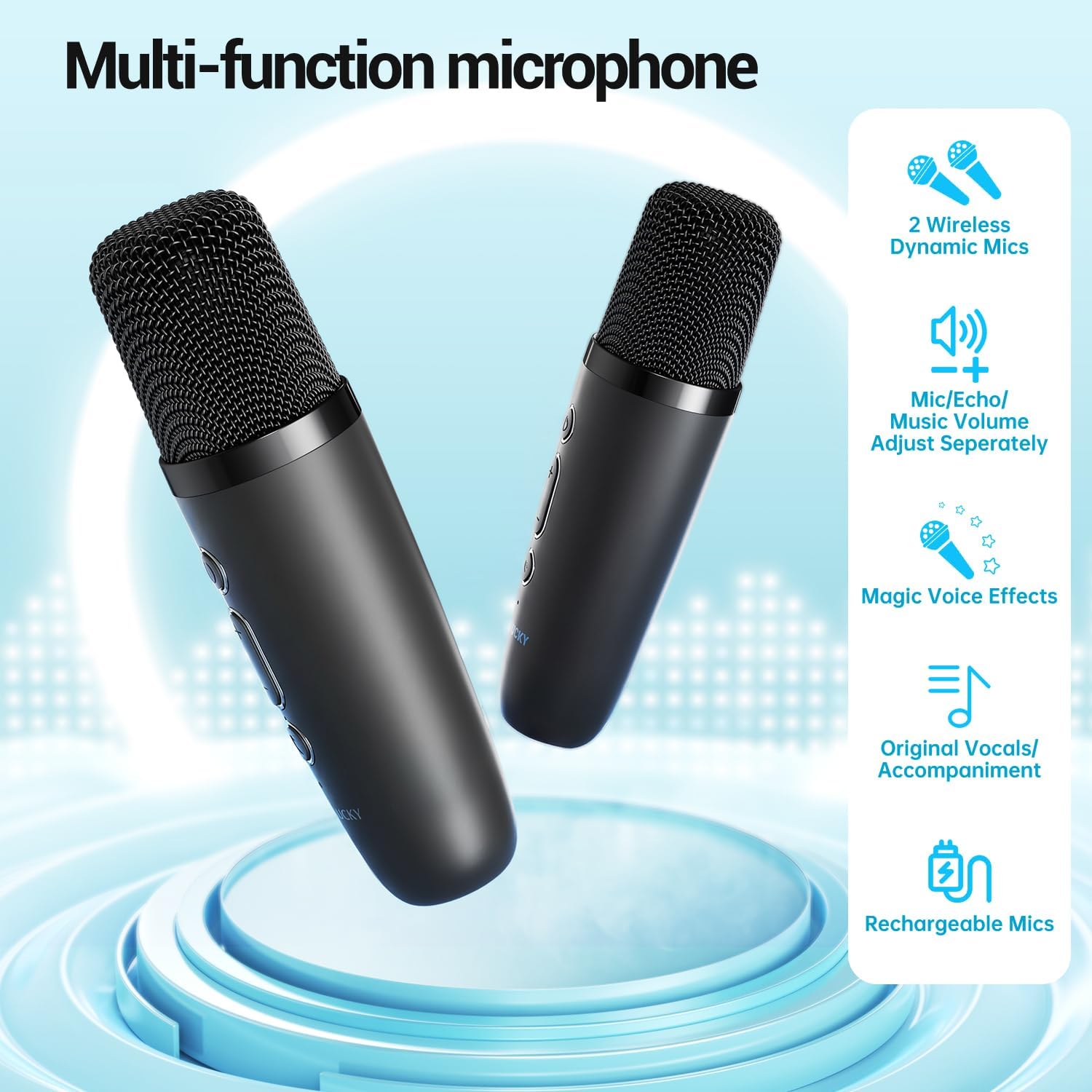 Detalle de Kinglucky Kids Karaoke Machine