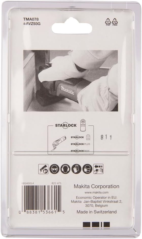 Thumbnail 3 de Makita B-65115 Starlock sanding pad (93mm) with Velcro fastening