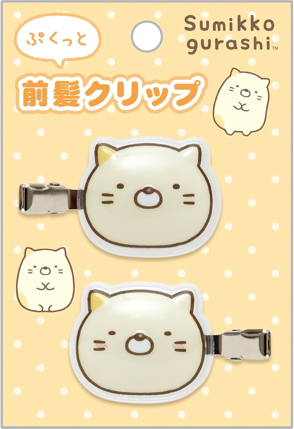 Detalle 1 de サンエックス すみっコぐらし FE44907 えびふらいのしっぽ 前髪クリップ PVC・エポキシ樹脂製