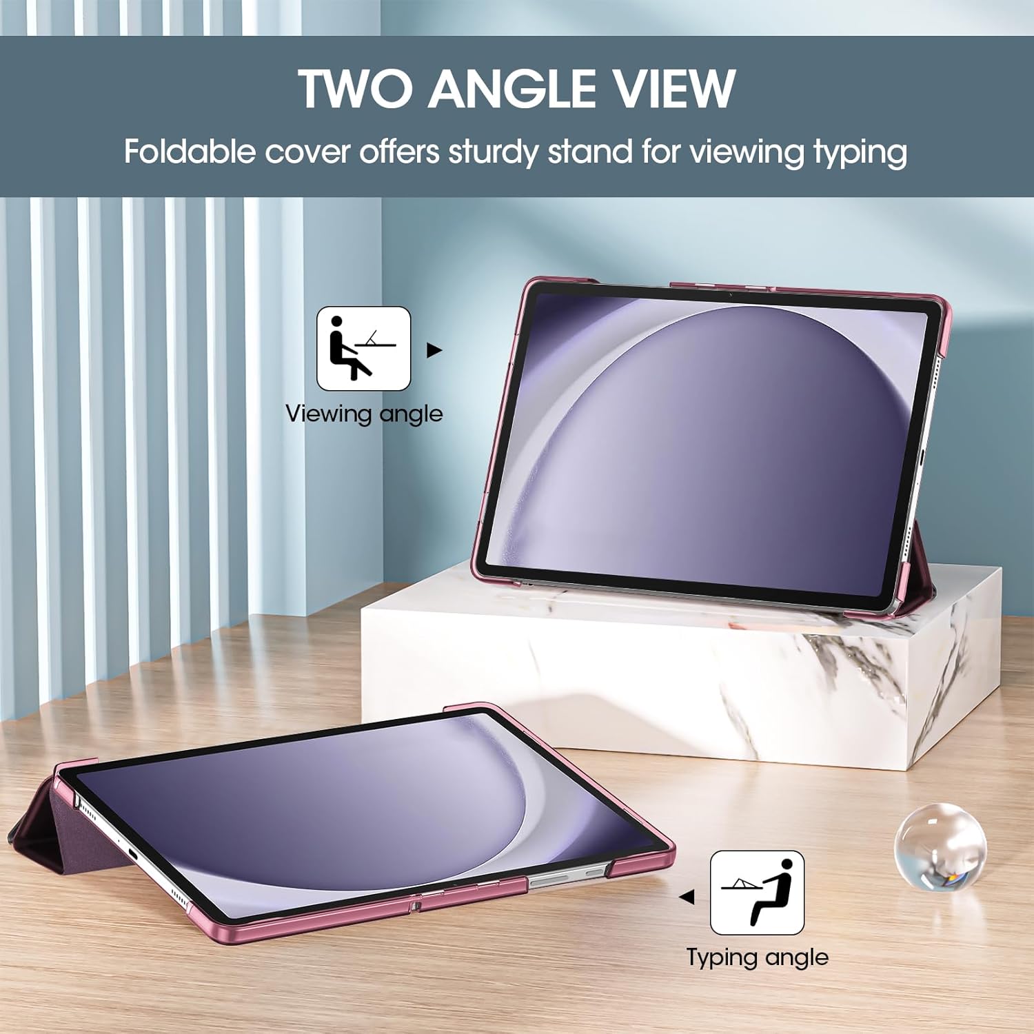 Thumbnail 3 de ProCase Smart Case for Galaxy Tab A9+ Plus 11" (2023) folio cover for SM-X210/SM-X215/SM-X216/SM-X218