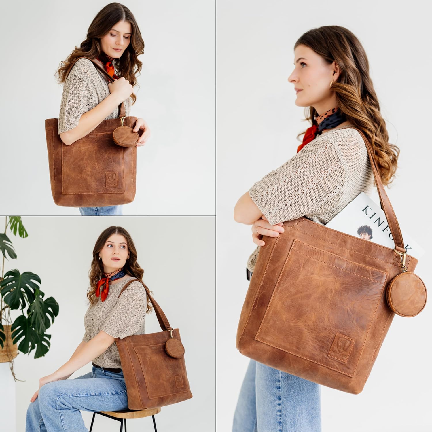 Thumbnail 6 de Berliner Bags Seville Bolso Shopper 35×40×11 cm
