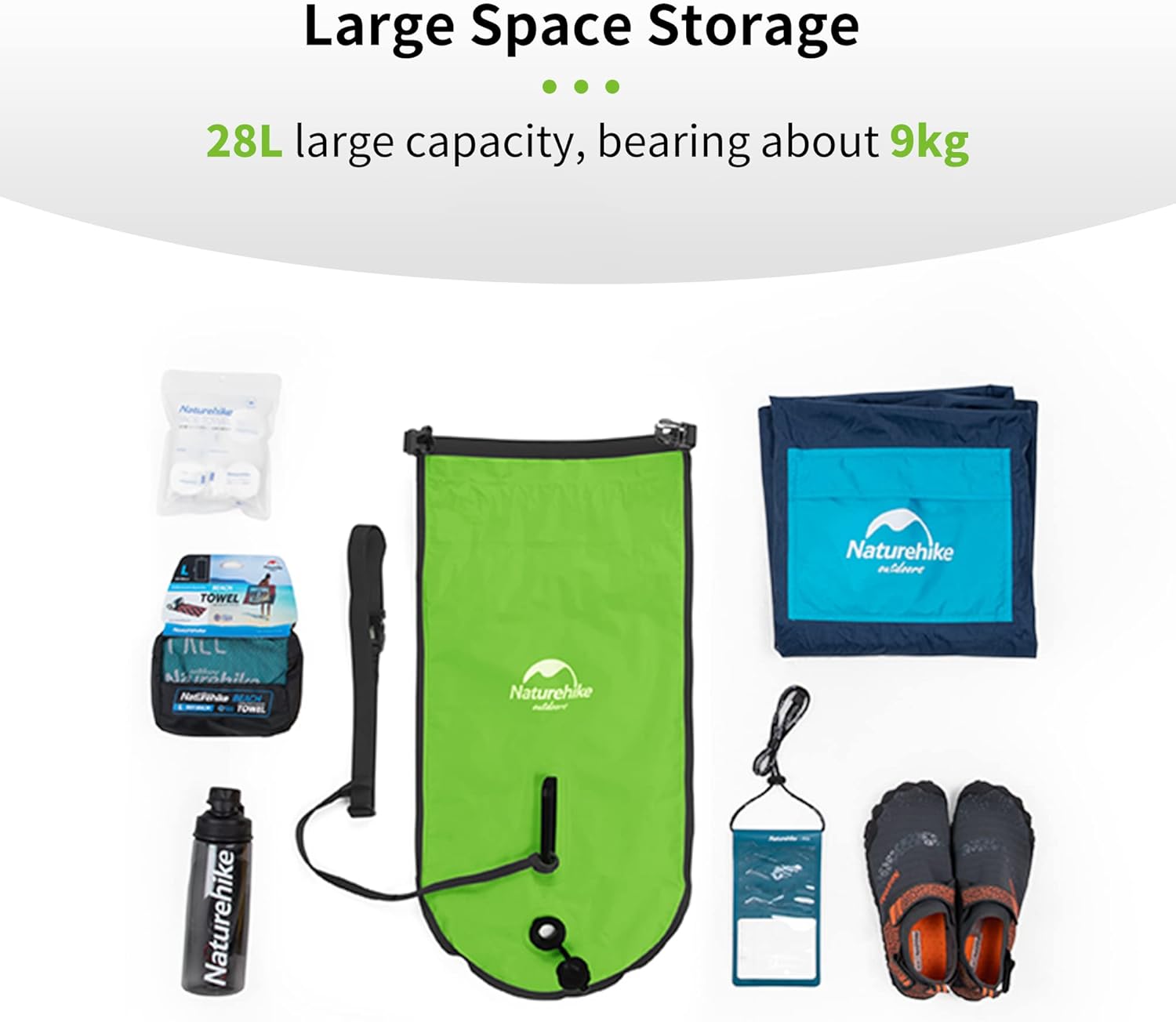 Detalle 2 de Naturehike Schwimmboje 18 l mit 2 Airbags
