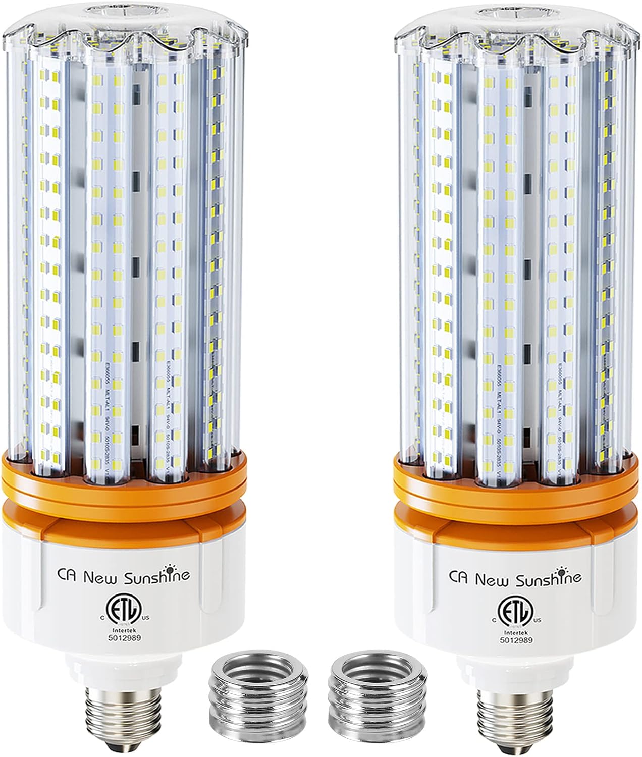 Detalle de CA New Sunshine 100W LED Corn Bulbs, 15,000 Lumens, 5000K, 2-Pack
