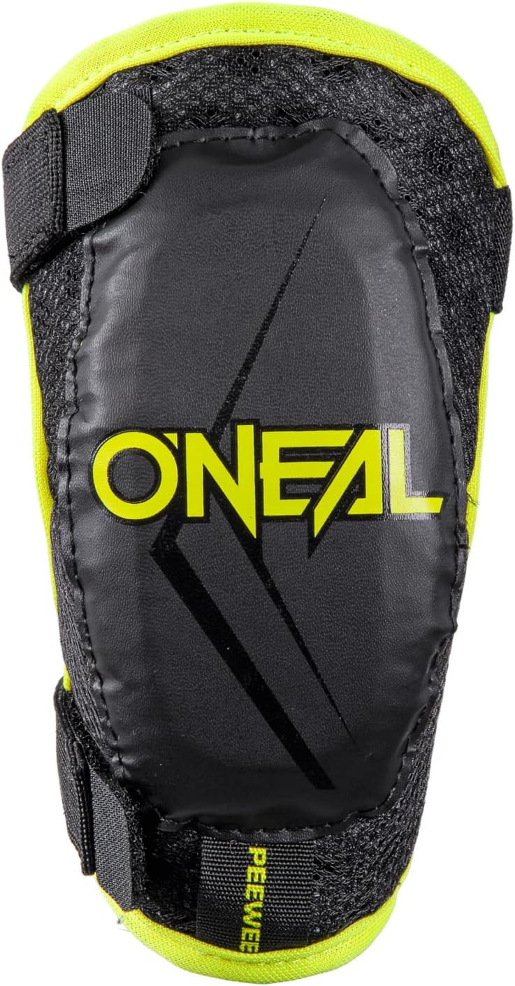 Detalle 2 de O'NEAL Protezione Gomito per Bambini – Pee Wee Elbow Guard XS/S, Nero Giallo Neon