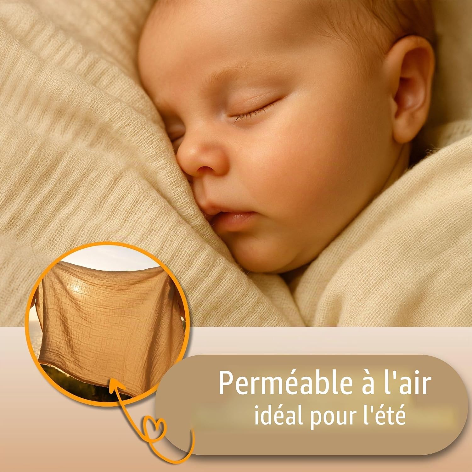 Thumbnail 4 de Totsy Baby Mousseline Housse de Couette Enfant 100x135cm – Linge de lit en coton mousseline certifié Öko-Tex